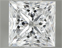 Natural Diamond 0.81 Carats, Princess with  Cut, D Color, VS2 Clarity and Certified by GIA