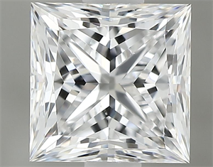 Foto Diamante Natural 0.81 quilates, Princesa , Color D, claridad VS2 y certificado GIA de