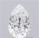Diamante Natural 0.62 quilates, De pera , Color F, claridad VVS2 y certificado GIA