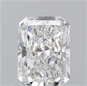 Natural Diamond 1.01 Carats, Radiant with  Cut, F Color, SI2 Clarity and Certified by GIA