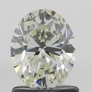 Picture of Natural Diamond 1.00 Carats, Oval with  Cut, K Color, SI1 Clarity and Certified by GIA
