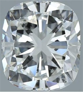 Foto Diamante Natural 2.53 quilates, Del cojín , Color H, claridad SI2 y certificado GIA de
