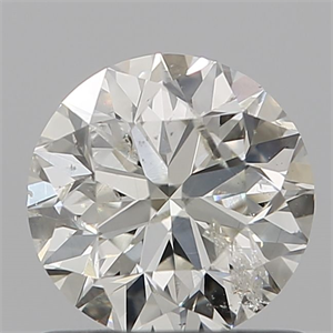 Picture of Natural Diamond 0.91 Carats, Round with Very Good Cut, I Color, I1 Clarity and Certified by IGI