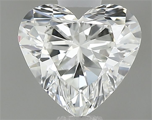 Picture of Natural Diamond 0.50 Carats, Heart with  Cut, G Color, VVS2 Clarity and Certified by GIA