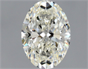 Natural Diamond 1.21 Carats, Oval with  Cut, J Color, VVS1 Clarity and Certified by GIA