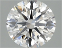 Lab Grown Diamond 1.70 Carats, Round with Ideal Cut, F Color, VS1 Clarity and Certified by IGI