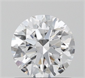 Lab Grown Diamond 1.00 Carats, Round with Ideal Cut, D Color, VVS2 Clarity and Certified by IGI