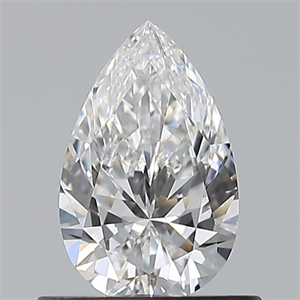 Picture of Natural Diamond 0.60 Carats, Pear with  Cut, D Color, VS1 Clarity and Certified by GIA