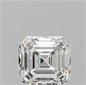 Natural Diamond 0.90 Carats, Asscher with  Cut, F Color, VVS1 Clarity and Certified by GIA