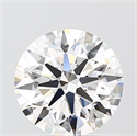 Lab Grown Diamond 3.10 Carats, Round with Ideal Cut, F Color, VS1 Clarity and Certified by IGI