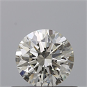 Diamante Natural 0.51 quilates, Redondo , Color H, claridad IF y certificado IGI