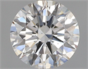Natural Diamond 0.71 Carats, Round with Excellent Cut, G Color, SI1 Clarity and Certified by GIA