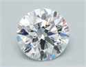Del inventario de diamantes de laboratorio, 2.07 quilates, Redondo , Color E, claridad VS1 y certificado IGI