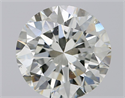 Natural Diamond 3.01 Carats, Round with Excellent Cut, H Color, SI1 Clarity and Certified by IGI