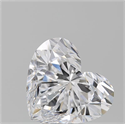 Natural Diamond 5.03 Carats, Heart with  Cut, D Color, FL Clarity and Certified by GIA