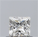 Diamante Natural 0.52 quilates, Princesa , Color H, claridad VS1 y certificado GIA