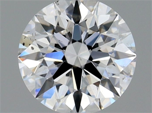 Picture of Natural Diamond 0.40 Carats, Round with Excellent Cut, D Color, SI1 Clarity and Certified by GIA