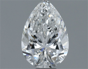 Picture of Natural Diamond 0.90 Carats, Pear with  Cut, E Color, VVS2 Clarity and Certified by GIA