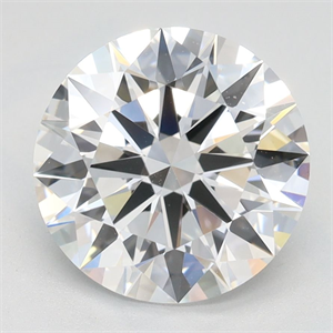 Picture of Lab Grown Diamond 2.51 Carats, Round with Ideal Cut, D Color, VVS1 Clarity and Certified by IGI