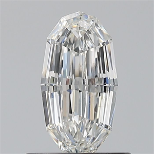 Foto Diamante Natural 0.70 quilates, Ovalado , Color G, claridad SI1 y certificado GIA de