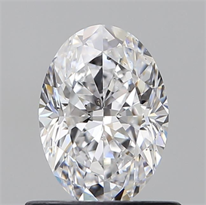 Picture of Natural Diamond 0.70 Carats, Oval with  Cut, D Color, SI1 Clarity and Certified by GIA