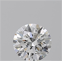 Natural Diamond 0.71 Carats, Round with Excellent Cut, F Color, VVS2 Clarity and Certified by GIA
