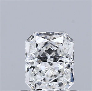 Picture of Natural Diamond 0.53 Carats, Radiant with  Cut, G Color, VS2 Clarity and Certified by GIA