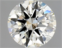 Diamante Natural 0.70 quilates, Redondo , Color K, claridad SI2 y certificado GIA