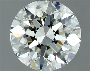 Picture of Natural Diamond 1.09 Carats, Round with Excellent Cut, K Color, IF Clarity and Certified by IGI