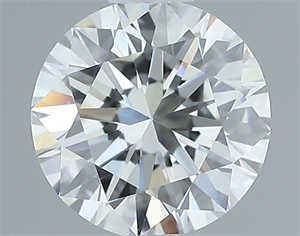 Picture of Natural Diamond 0.51 Carats, Round with Excellent Cut, H Color, VVS1 Clarity and Certified by IGI