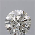Natural Diamond 0.61 Carats, Round with Excellent Cut, H Color, VVS1 Clarity and Certified by GIA