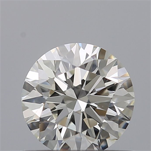 Picture of Natural Diamond 0.61 Carats, Round with Excellent Cut, H Color, VVS1 Clarity and Certified by GIA