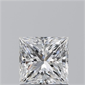 Natural Diamond 1.01 Carats, Princess with  Cut, D Color, VS1 Clarity and Certified by GIA