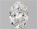 Natural Diamond 1.51 Carats, Oval with  Cut, F Color, VVS2 Clarity and Certified by GIA
