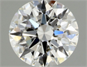 Natural Diamond 0.40 Carats, Round with Excellent Cut, G Color, IF Clarity and Certified by GIA