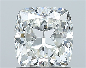 Foto Diamante Natural 1.00 quilates, Del cojín , Color H, claridad VVS2 y certificado GIA de