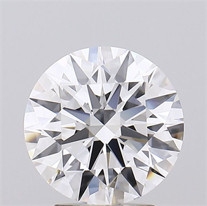 Picture of Lab Grown Diamond 2.92 Carats, Round with Excellent Cut, D Color, FL Clarity and Certified by GIA