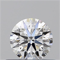 Diamante Natural 0.42 quilates, Redondo , Color F, claridad VVS1 y certificado GIA