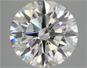 Del inventario de diamantes de laboratorio, 4.61 quilates, Redondo , Color H, claridad VS2 y certificado IGI