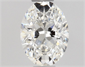 Natural Diamond 0.51 Carats, Oval with  Cut, E Color, VS1 Clarity and Certified by GIA