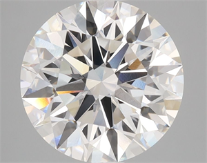 Picture of Lab Grown Diamond 3.56 Carats, Round with Ideal Cut, E Color, VVS2 Clarity and Certified by IGI