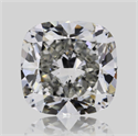 Natural Diamond 1.01 Carats, Cushion with  Cut, I Color, SI1 Clarity and Certified by GIA