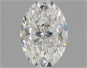 Natural Diamond 0.80 Carats, Oval with  Cut, F Color, VS1 Clarity and Certified by GIA