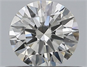Natural Diamond 0.41 Carats, Round with Excellent Cut, J Color, VS2 Clarity and Certified by GIA