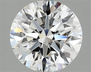 Picture of Lab Grown Diamond 2.54 Carats, Round with Excellent Cut, E Color, VVS2 Clarity and Certified by IGI