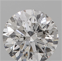 Natural Diamond 0.40 Carats, Round with Excellent Cut, D Color, I1 Clarity and Certified by GIA