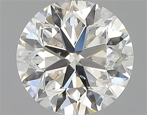 Picture of Natural Diamond 1.01 Carats, Round with Very Good Cut, I Color, SI2 Clarity and Certified by GIA