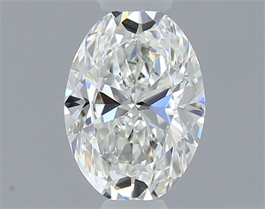 Picture of Natural Diamond 0.40 Carats, Oval with  Cut, H Color, VVS1 Clarity and Certified by GIA
