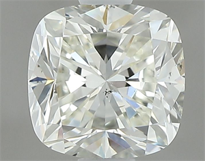 Picture of Natural Diamond 0.90 Carats, Cushion with  Cut, K Color, SI1 Clarity and Certified by GIA