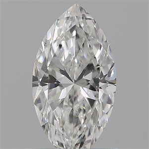 Picture of Natural Diamond 0.13 Carats, Marquise with  Cut, E Color, VS2 Clarity and Certified by IGI